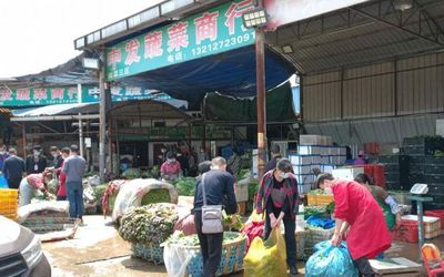 武漢重啟，白沙洲市場重現繁忙景象，采購車流如織保障農副產品供應